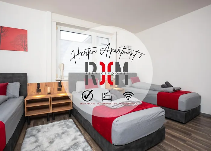 Serviceroom24 - 1 In Wlan - Smart-tv - 24-7 Check-in Und Kueche Apartmán *